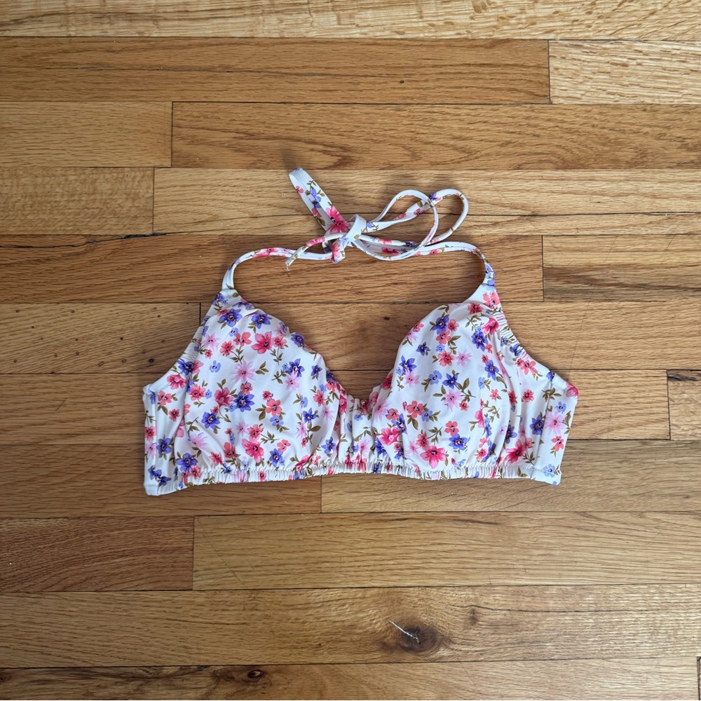 Target Floral Bikini Top